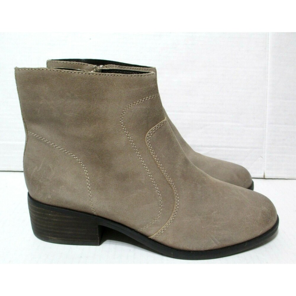 NWT Gibson Latimer Women Ankle Boots Tan Leather Size 10M ($99)
